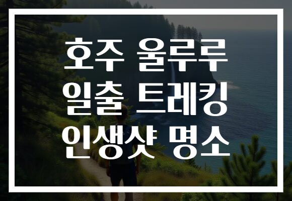 호주 울루루 일출 트레킹 인생샷 명소