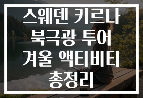 스웨덴 키르나 북극광 투어 겨울 액티비티 총정리