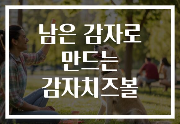 남은 감자로 만드는 감자치즈볼