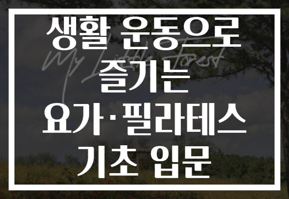 생활 운동으로 즐기는 요가·필라테스 기초 입문