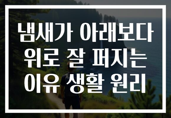 냄새가 아래보다 위로 잘 퍼지는 이유 생활 원리 냄새가 아래보다 위로 잘 퍼지는 이유 생활 원리