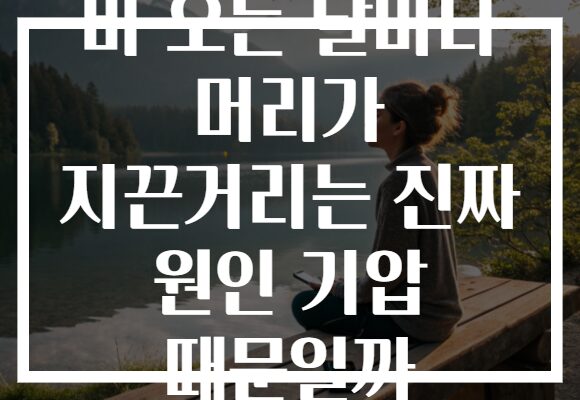 비 오는 날마다 머리가 지끈거리는 진짜 원인 기압 때문일까 비 오는 날마다 머리가 지끈거리는 진짜 원인 기압 때문일까