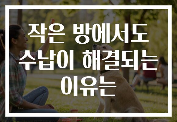 작은 방에서도 수납이 해결되는 이유는