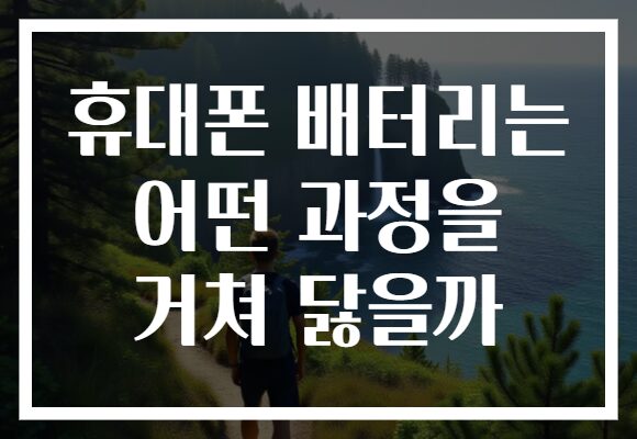 휴대폰 배터리는 어떤 과정을 거쳐 닳을까 휴대폰 배터리는 어떤 과정을 거쳐 닳을까