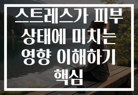 스트레스가 피부 상태에 미치는 영향 이해하기 핵심 스트레스가 피부 상태에 미치는 영향 이해하기 핵심