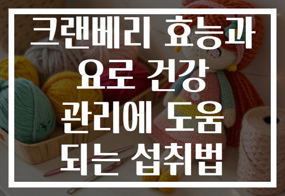 크랜베리 효능과 요로 건강 관리에 도움 되는 섭취법 크랜베리 효능과 요로 건강 관리에 도움 되는 섭취법