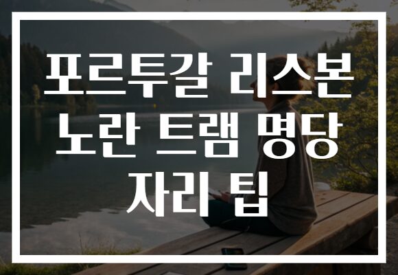 포르투갈 리스본 노란 트램 명당 자리 팁