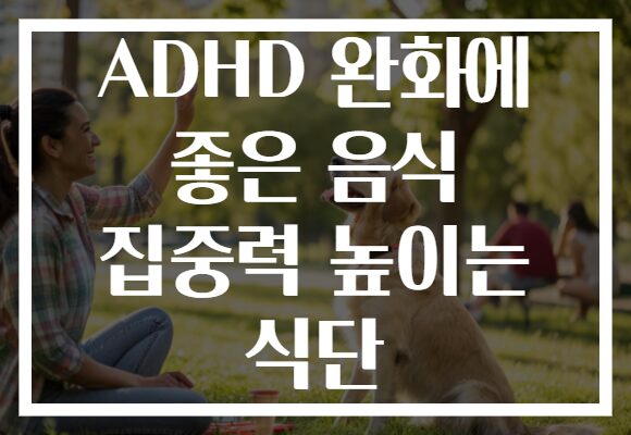 ADHD 완화에 좋은 음식 집중력 높이는 식단 ADHD 완화에 좋은 음식 집중력 높이는 식단