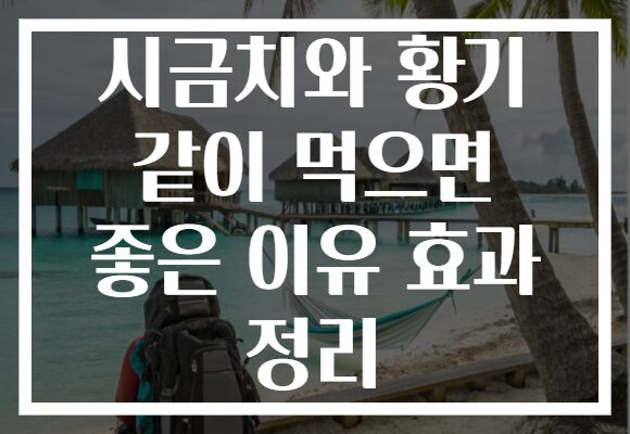 시금치와 황기 같이 먹으면 좋은 이유 효과 정리 시금치와 황기 같이 먹으면 좋은 이유 효과 정리