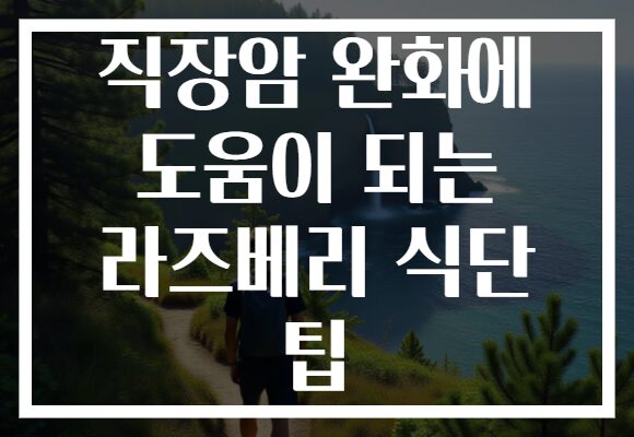 직장암 완화에 도움이 되는 라즈베리 식단 팁 직장암 완화에 도움이 되는 라즈베리 식단 팁