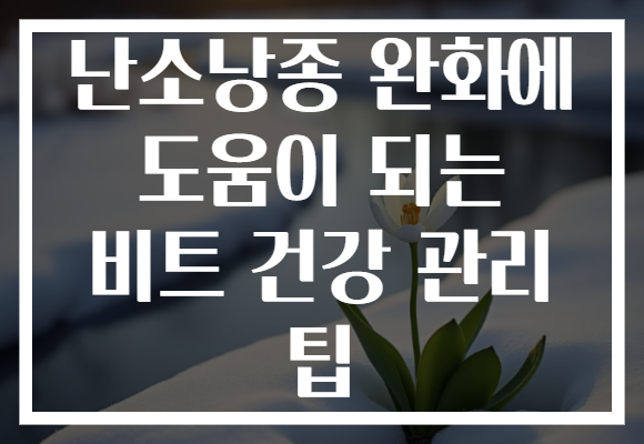 난소낭종 완화에 도움이 되는 비트 건강 관리 팁 난소낭종 완화에 도움이 되는 비트 건강 관리 팁