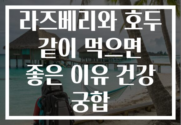 라즈베리와 호두 같이 먹으면 좋은 이유 건강 궁합 라즈베리와 호두 같이 먹으면 좋은 이유 건강 궁합