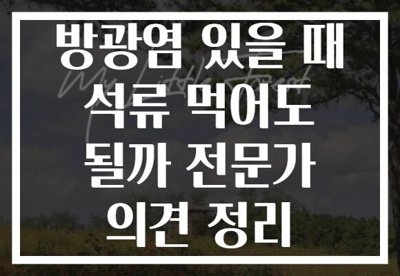 방광염 있을 때 석류 먹어도 될까 전문가 의견 정리 방광염 있을 때 석류 먹어도 될까 전문가 의견 정리
