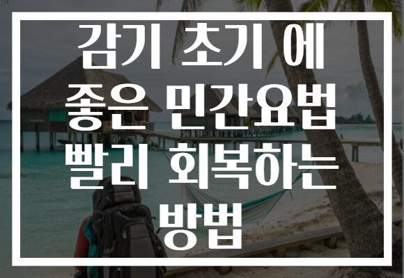 감기 초기 에 좋은 민간요법 빨리 회복하는 방법 감기 초기 에 좋은 민간요법 빨리 회복하는 방법
