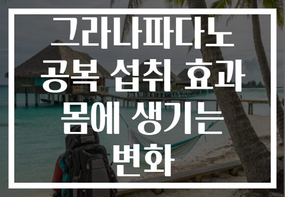 그라나파다노 공복 섭취 효과 몸에 생기는 변화 그라나파다노 공복 섭취 효과 몸에 생기는 변화