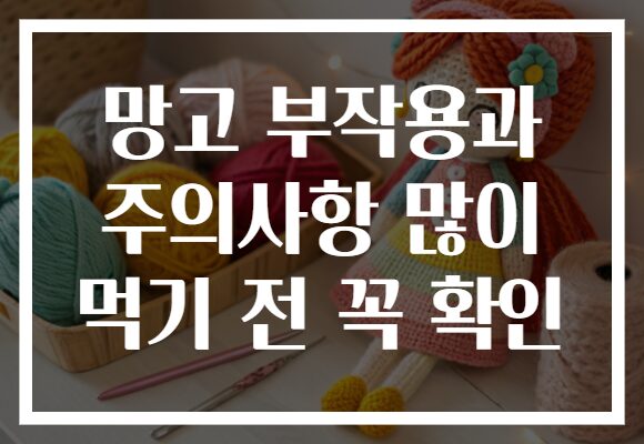 망고 부작용과 주의사항 많이 먹기 전 꼭 확인