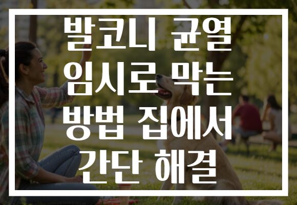 발코니 균열 임시로 막는 방법 집에서 간단 해결 발코니 균열 임시로 막는 방법 집에서 간단 해결