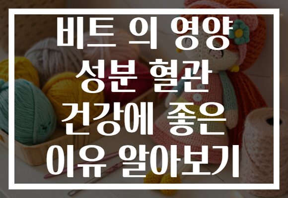 비트 의 영양 성분 혈관 건강에 좋은 이유 알아보기 비트 의 영양 성분 혈관 건강에 좋은 이유 알아보기
