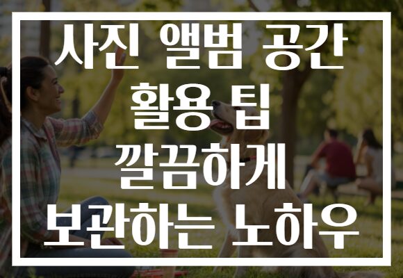 사진 앨범 공간 활용 팁 깔끔하게 보관하는 노하우