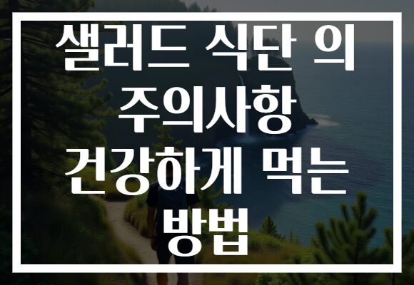 샐러드 식단 의 주의사항 건강하게 먹는 방법 샐러드 식단 의 주의사항 건강하게 먹는 방법