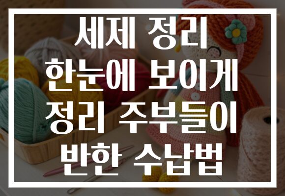 세제 정리 한눈에 보이게 정리 주부들이 반한 수납법 세제 정리 한눈에 보이게 정리 주부들이 반한 수납법