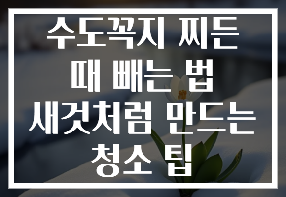 수도꼭지 찌든 때 빼는 법 새것처럼 만드는 청소 팁 수도꼭지 찌든 때 빼는 법 새것처럼 만드는 청소 팁