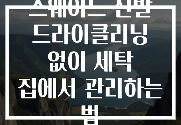 스웨이드 신발 드라이클리닝 없이 세탁 집에서 관리하는 법