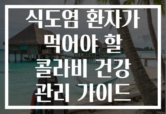 식도염 환자가 먹어야 할 콜라비 건강 관리 가이드 식도염 환자가 먹어야 할 콜라비 건강 관리 가이드