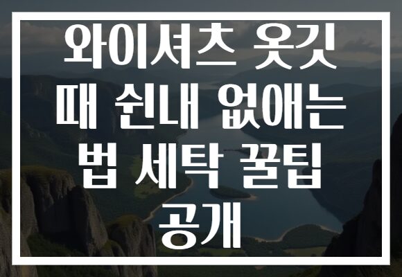 와이셔츠 옷깃 때 쉰내 없애는 법 세탁 꿀팁 공개 와이셔츠 옷깃 때 쉰내 없애는 법 세탁 꿀팁 공개