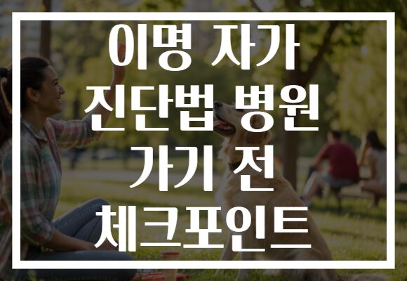 이명 자가 진단법 병원 가기 전 체크포인트 이명 자가 진단법 병원 가기 전 체크포인트