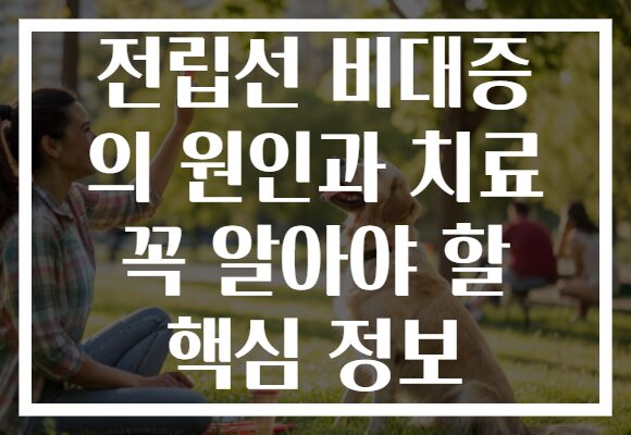 전립선 비대증 의 원인과 치료 꼭 알아야 할 핵심 정보 전립선 비대증 의 원인과 치료 꼭 알아야 할 핵심 정보