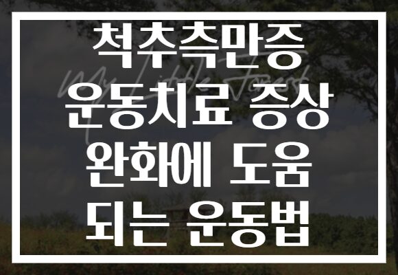 척추측만증 운동치료 증상 완화에 도움 되는 운동법