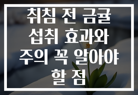 취침 전 금귤 섭취 효과와 주의 꼭 알아야 할 점