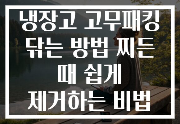 냉장고 고무패킹 닦는 방법 찌든 때 쉽게 제거하는 비법 냉장고 고무패킹 닦는 방법 찌든 때 쉽게 제거하는 비법