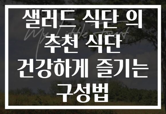 샐러드 식단 의 추천 식단 건강하게 즐기는 구성법 샐러드 식단 의 추천 식단 건강하게 즐기는 구성법