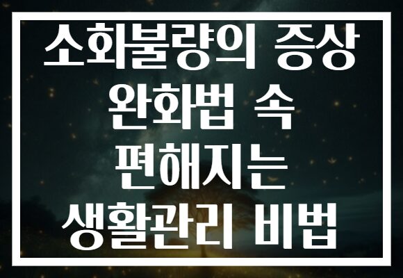소화불량의 증상 완화법 속 편해지는 생활관리 비법 소화불량의 증상 완화법 속 편해지는 생활관리 비법