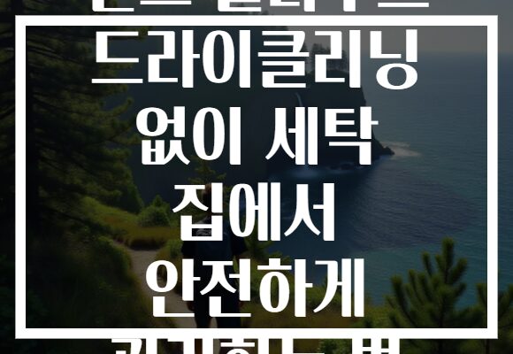 실크 블라우스 드라이클리닝 없이 세탁 집에서 안전하게 관리하는 법