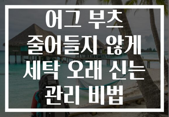어그 부츠 줄어들지 않게 세탁 오래 신는 관리 비법 어그 부츠 줄어들지 않게 세탁 오래 신는 관리 비법