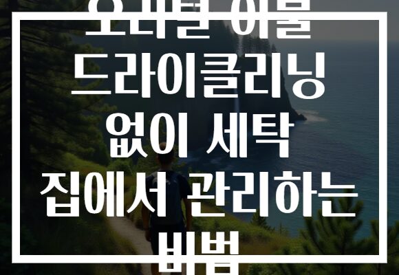 오리털 이불 드라이클리닝 없이 세탁 집에서 관리하는 비법
