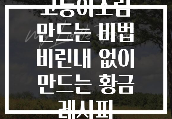 고등어조림 만드는 비법 비린내 없이 만드는 황금 레시피 고등어조림 만드는 비법 비린내 없이 만드는 황금 레시피