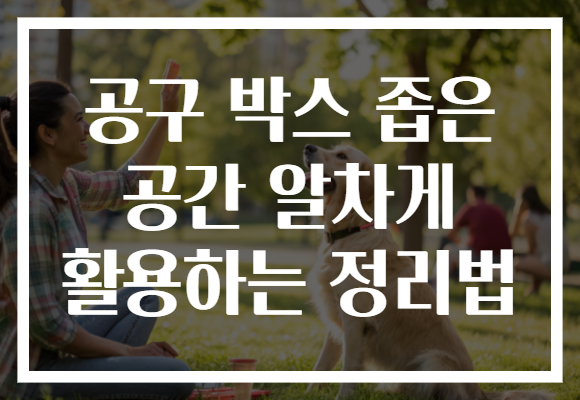 공구 박스 좁은 공간 알차게 활용하는 정리법