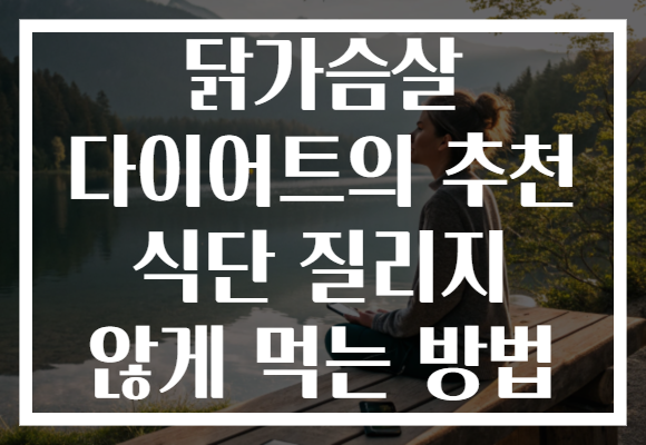 닭가슴살 다이어트의 추천 식단 질리지 않게 먹는 방법 닭가슴살 다이어트의 추천 식단 질리지 않게 먹는 방법
