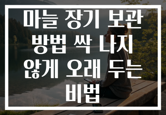 마늘 장기 보관 방법 싹 나지 않게 오래 두는 비법 마늘 장기 보관 방법 싹 나지 않게 오래 두는 비법