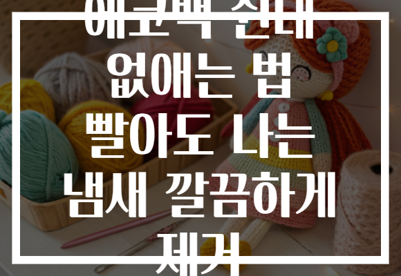 에코백 쉰내 없애는 법 빨아도 나는 냄새 깔끔하게 제거 에코백 쉰내 없애는 법 빨아도 나는 냄새 깔끔하게 제거