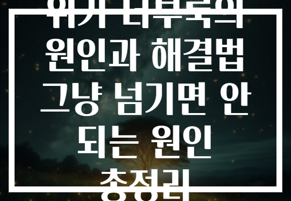 위가 더부룩의 원인과 해결법 그냥 넘기면 안 되는 원인 총정리 위가 더부룩의 원인과 해결법 그냥 넘기면 안 되는 원인 총정리