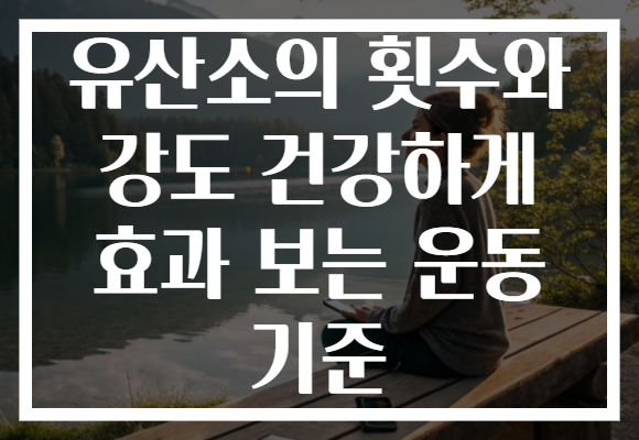 유산소의 횟수와 강도 건강하게 효과 보는 운동 기준 유산소의 횟수와 강도 건강하게 효과 보는 운동 기준