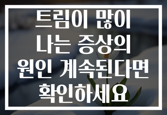 트림이 많이 나는 증상의 원인 계속된다면 확인하세요
