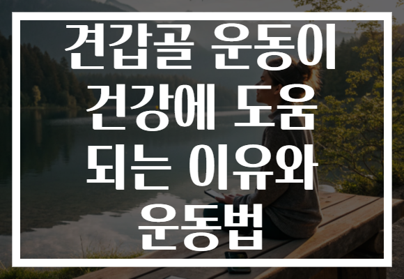 견갑골 운동이 건강에 도움 되는 이유와 운동법