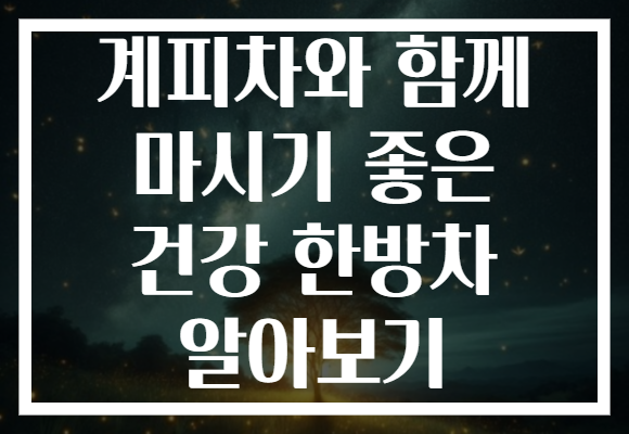 계피차와 함께 마시기 좋은 건강 한방차 알아보기 계피차와 함께 마시기 좋은 건강 한방차 알아보기