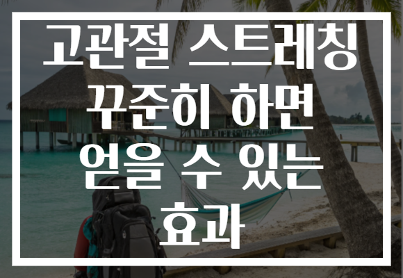 고관절 스트레칭 꾸준히 하면 얻을 수 있는 효과 고관절 스트레칭 꾸준히 하면 얻을 수 있는 효과